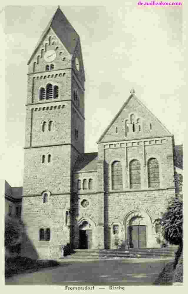 Rehlingen-Siersburg. Fremersdorf - Kirche, um 1950