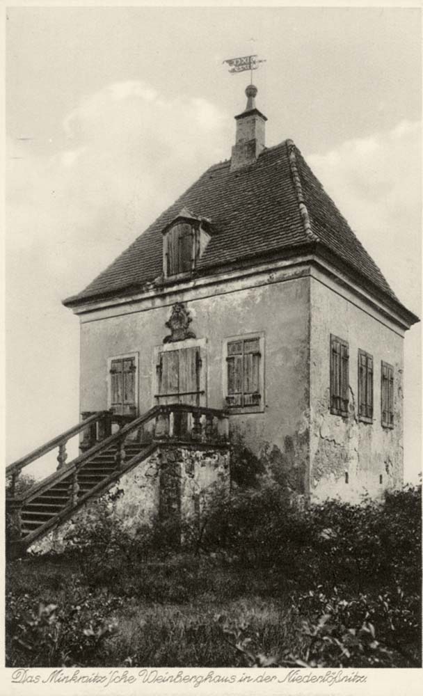 Radebeul. Niederlößnitz - Minckwitzsches Weinberghaus, 1928