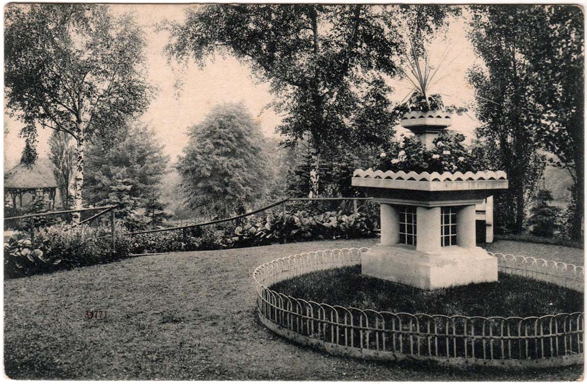 Reichenbach im Vogtland. Stadtpark, 1911