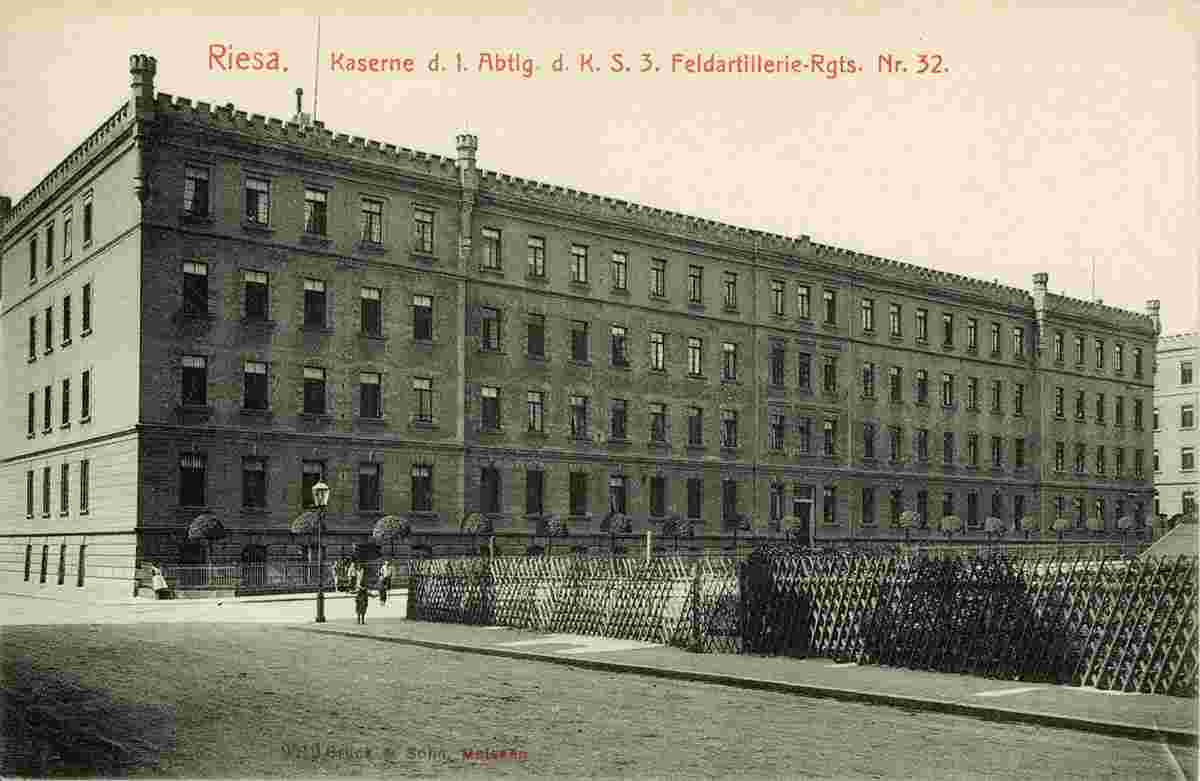 Riesa. Kaserne, 1908