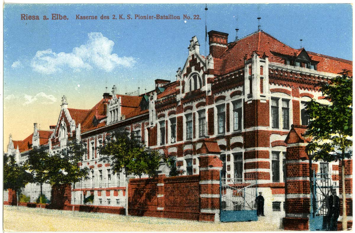Riesa. Kaserne, 1912