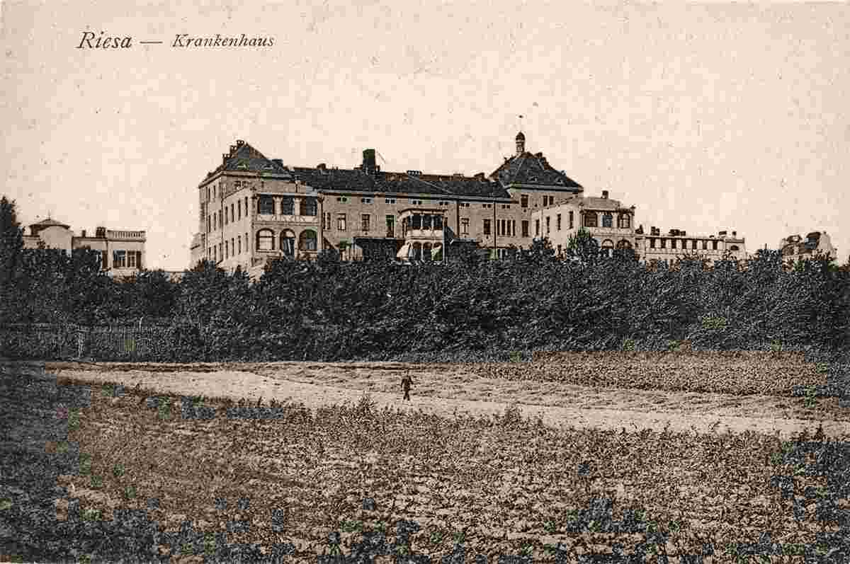 Riesa. Krankenhaus, 1908