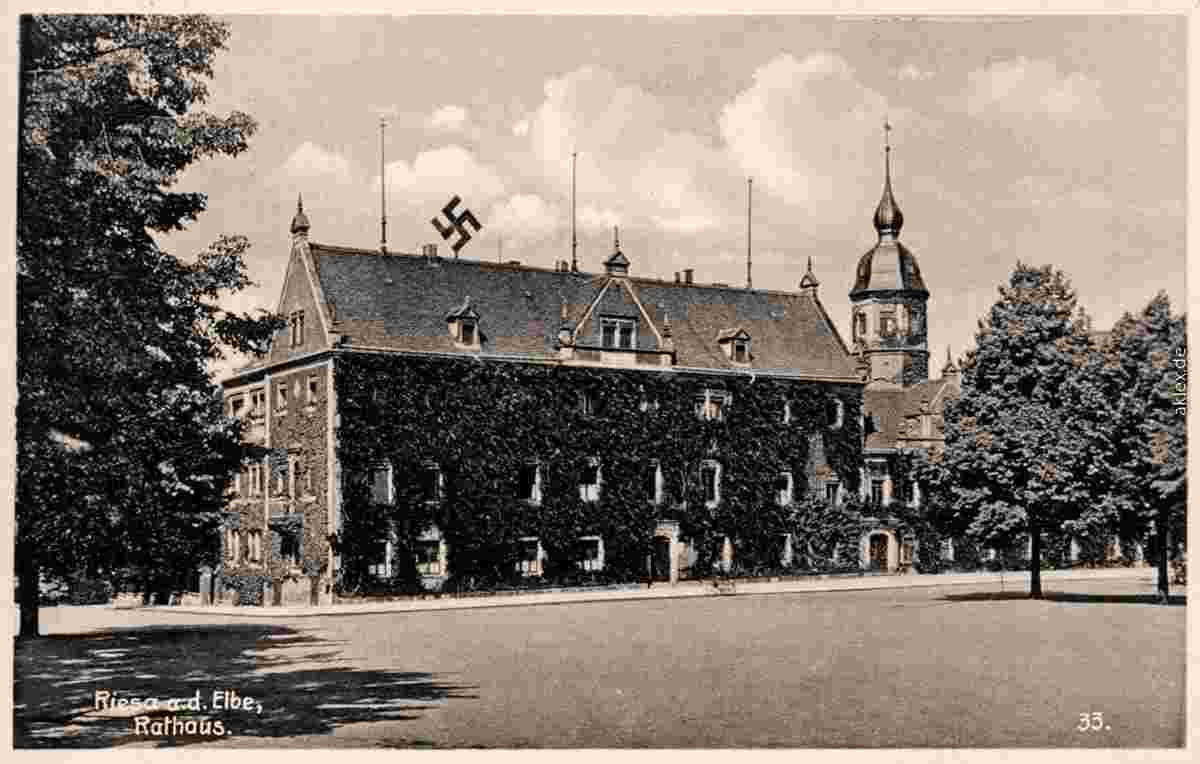 Riesa. Rathaus, 1932