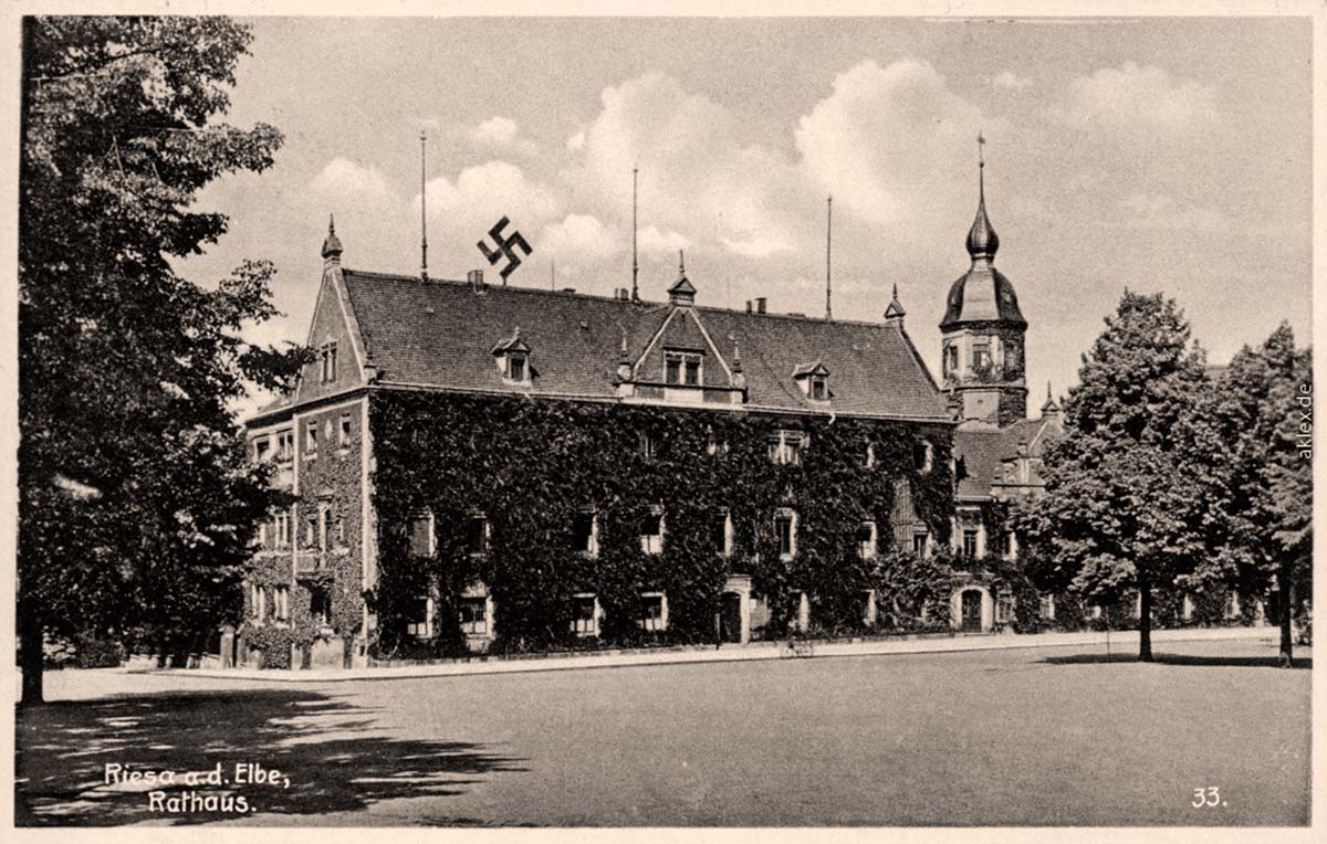 Riesa. Rathaus, 1932