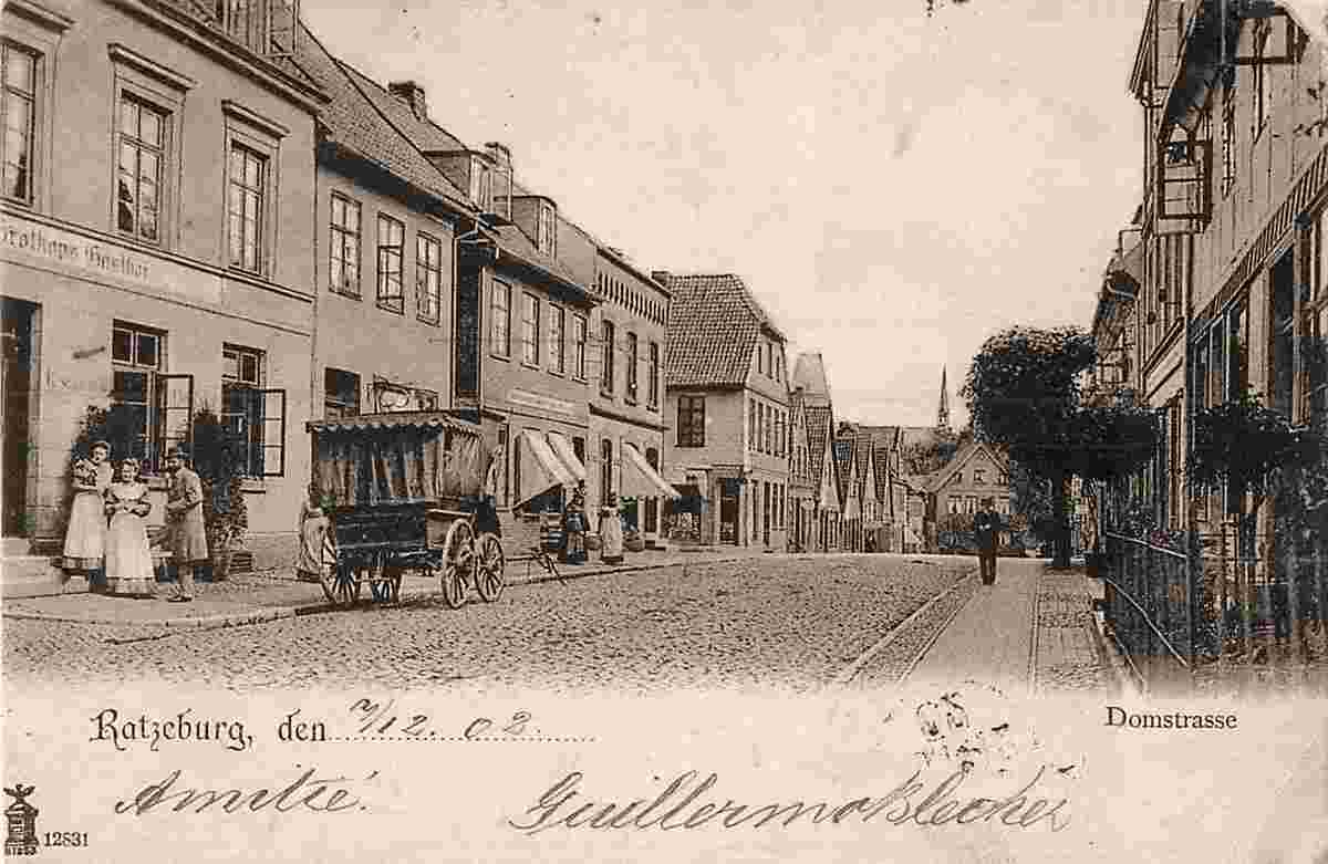 Ratzeburg. Domstraße, 1902