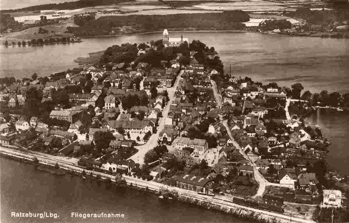 Ratzeburg, Fliegeraufnahme, 1929