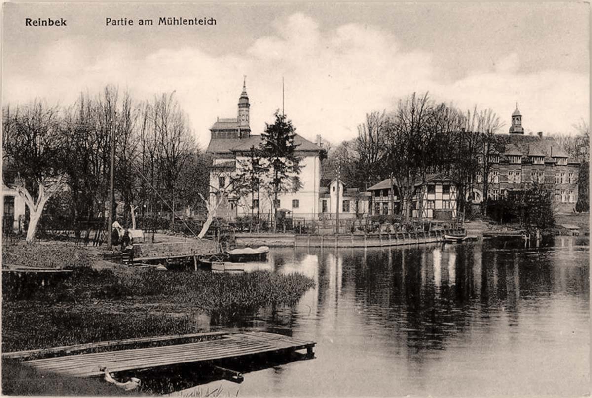 Reinbek. Am Mühlenteich, 1928