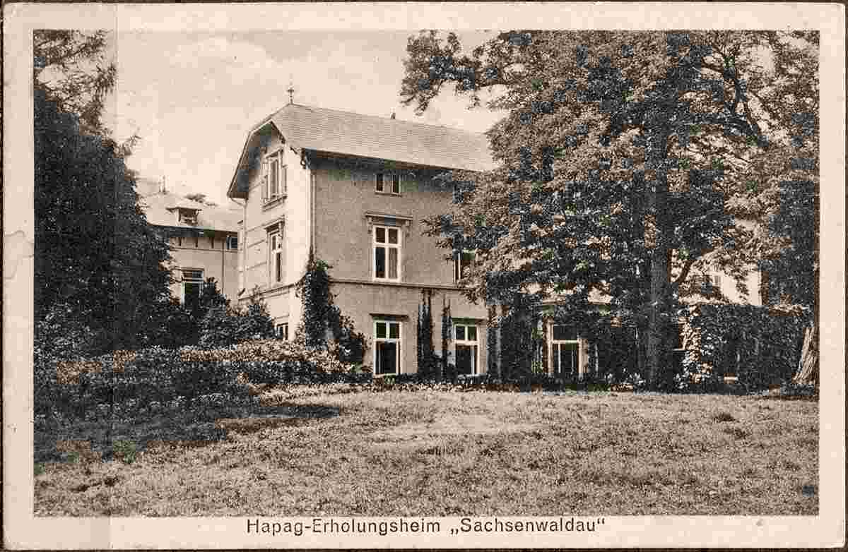 Reinbek. Hapag-Erholungsheim, 'Sachsenwaldau', 1925