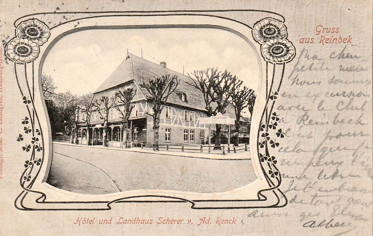 Reinbek. Hotel und Landhaus Scherer v. Ad. Renck, 1902