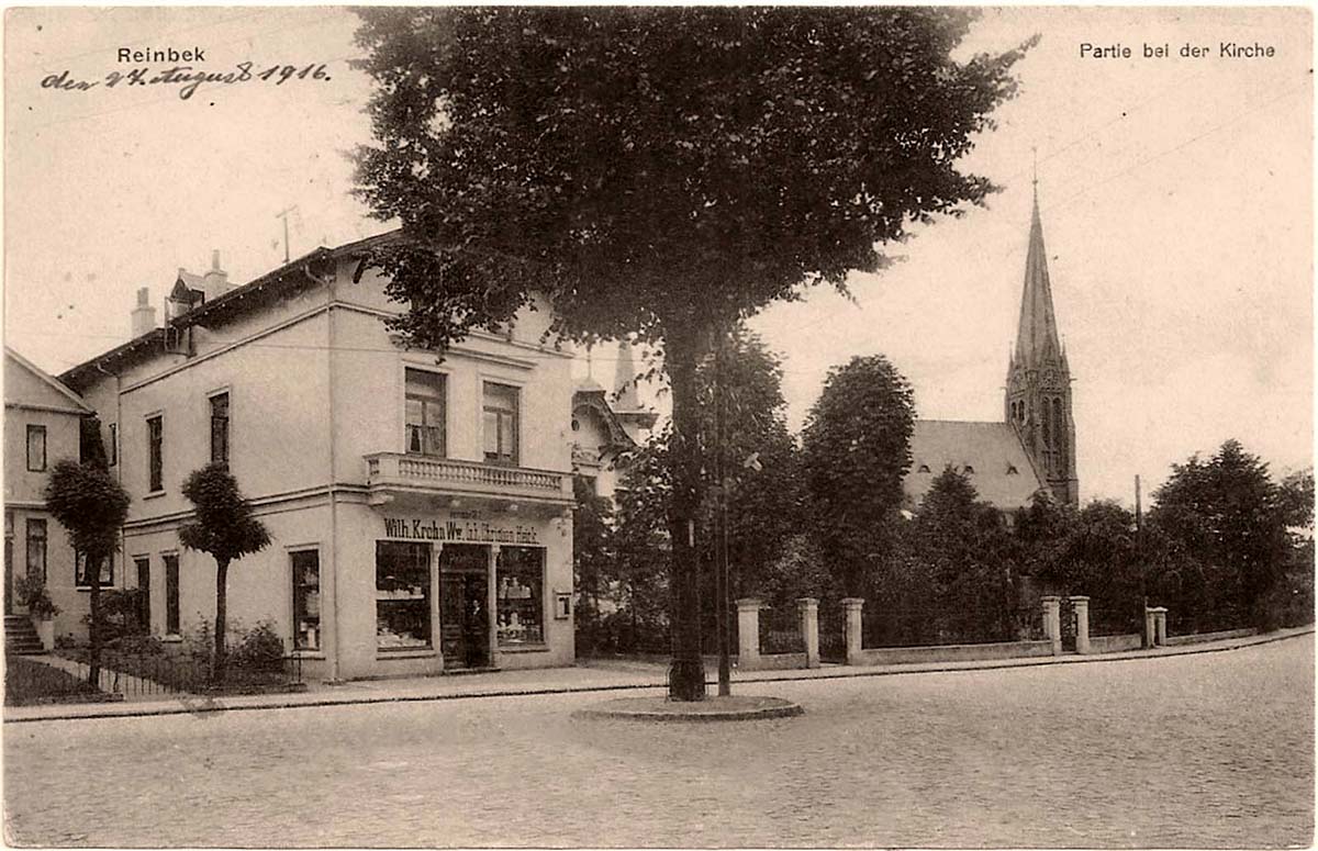 Reinbek. Kirche, 1916