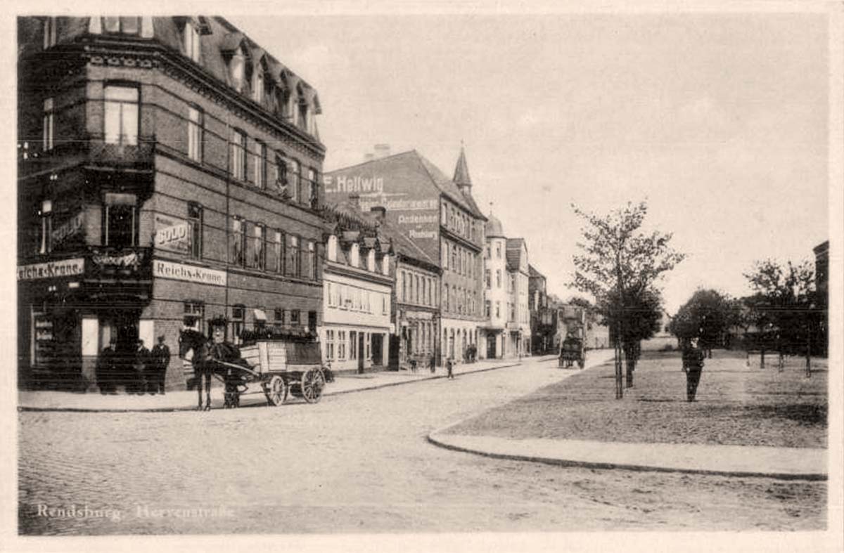 Rendsburg. Herrenstraße, um 1940
