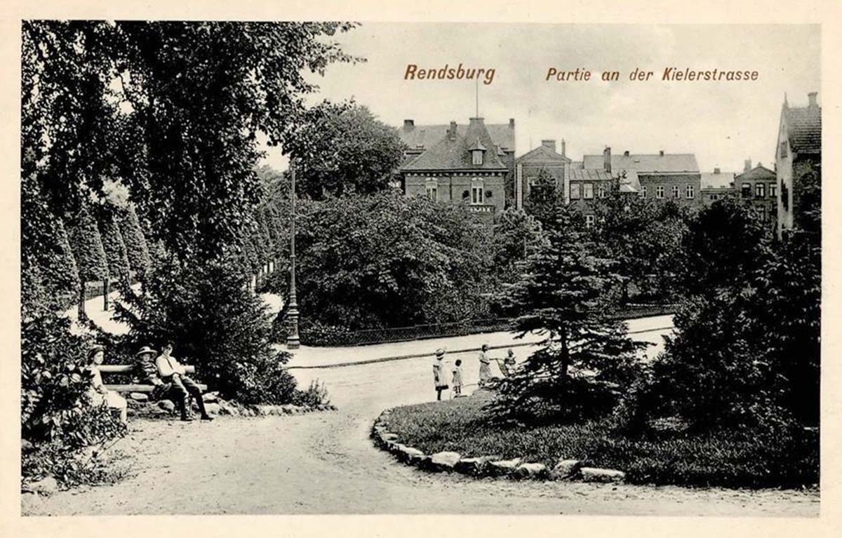 Rendsburg. Kieler Straße, 1914