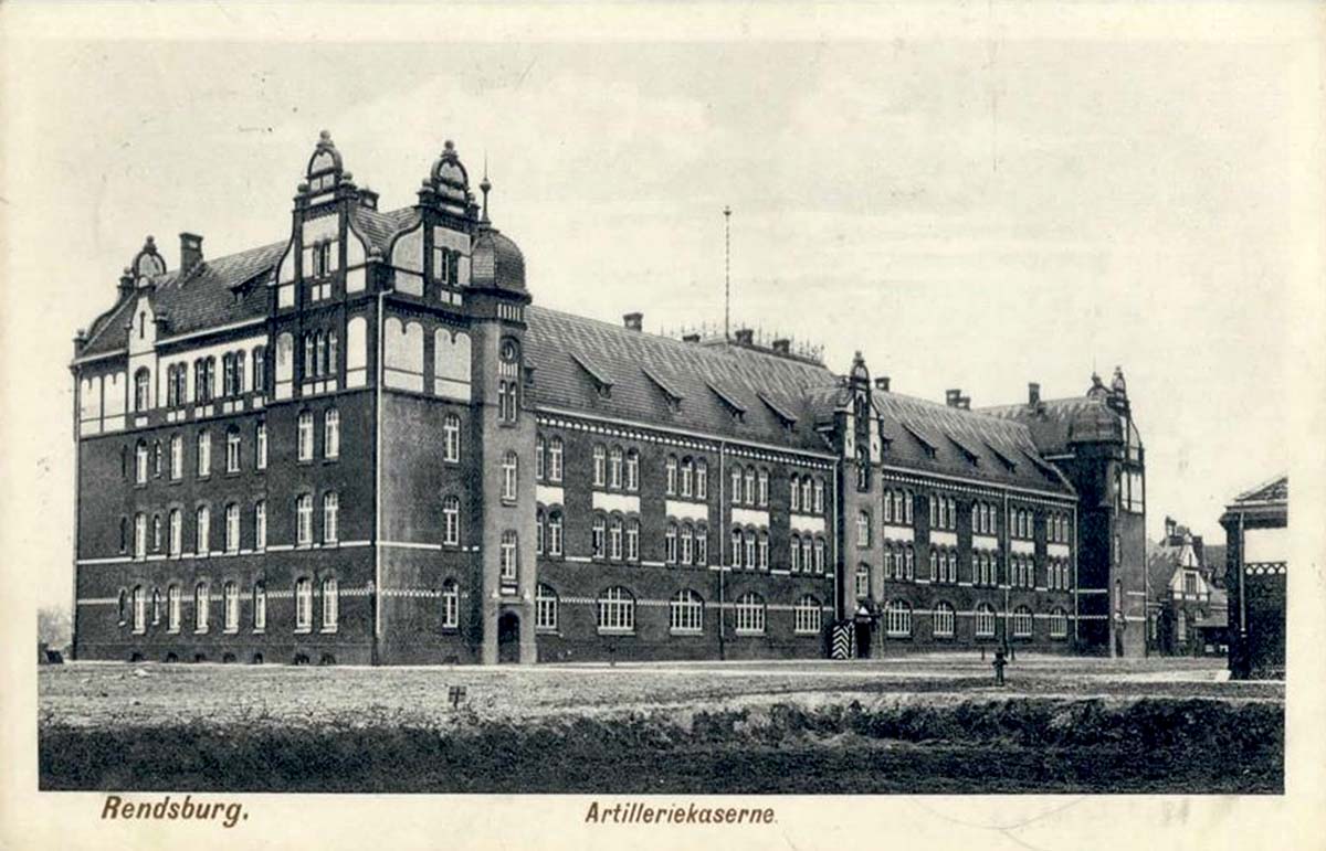 Rendsburg. Neue Artilleriekaserne, 1916