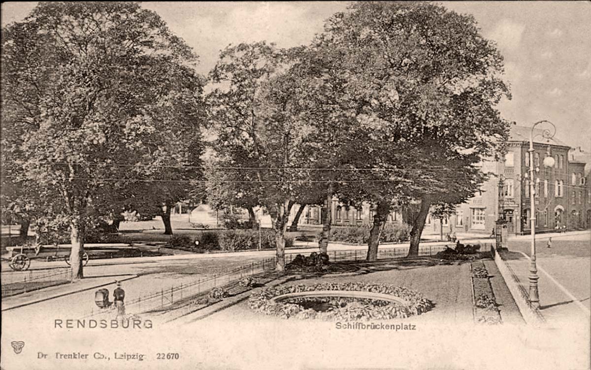 Rendsburg. Schiffbrückenplatz, 1907