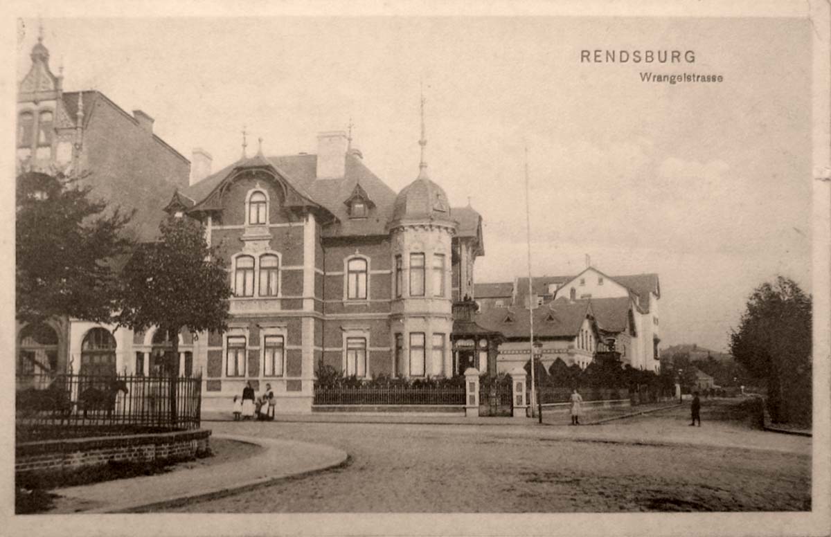 Rendsburg. Wrangelstraße, 1910