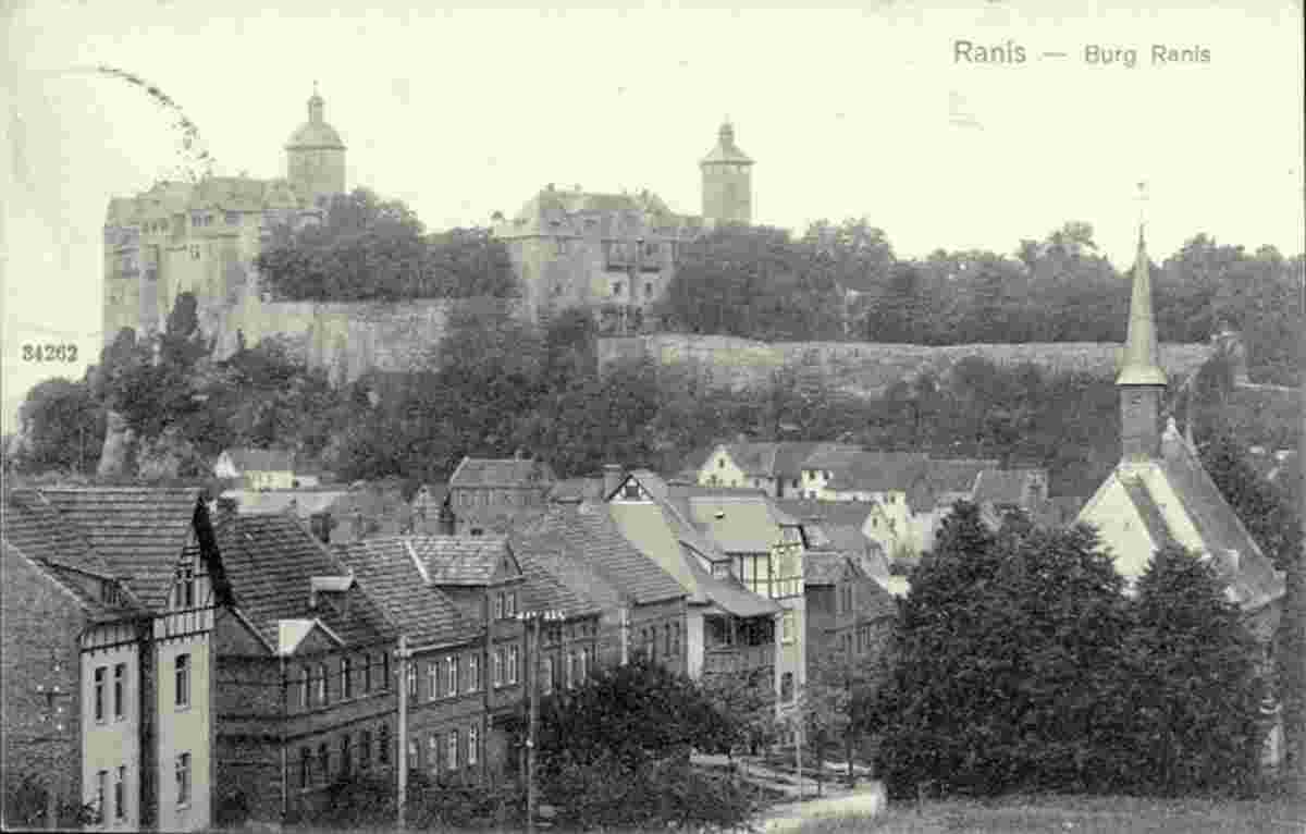 Ranis. Panorama Burg