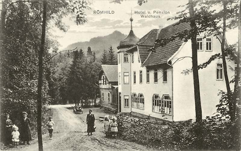 Römhild. Hotel und Pension 'Waldhaus', 1923