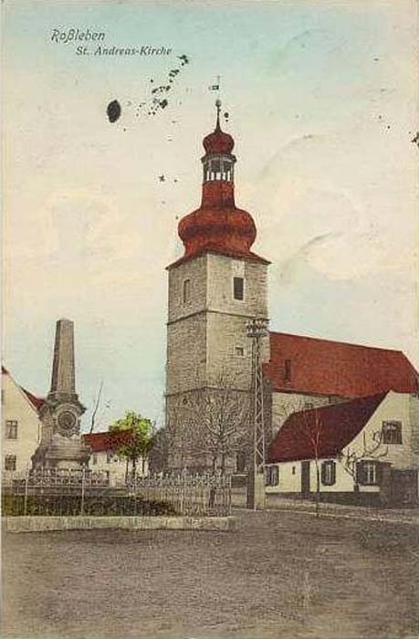 Roßleben. Saint Andreas Kirche, Kriegerdenkmal, 1920