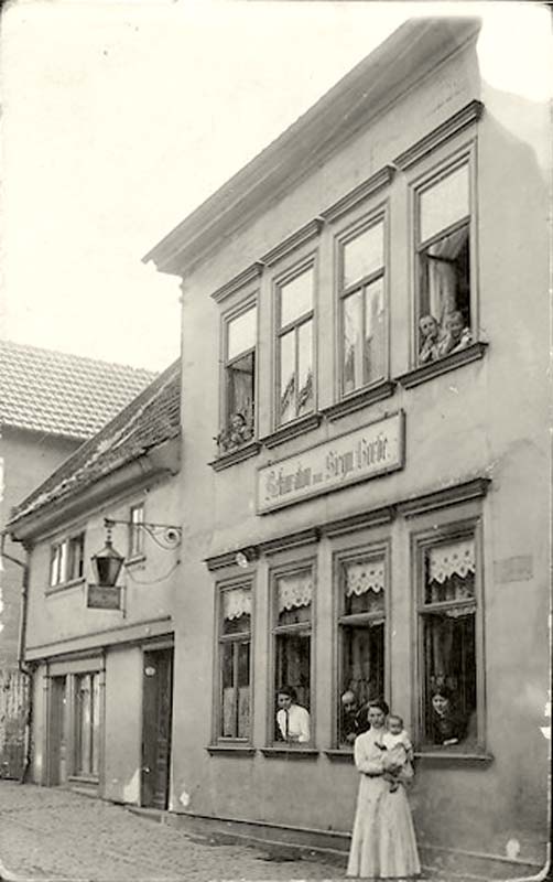 Ruhla. Restaurant Selma und Siegmund Borbe am Marienstrasse 45-46, 1909