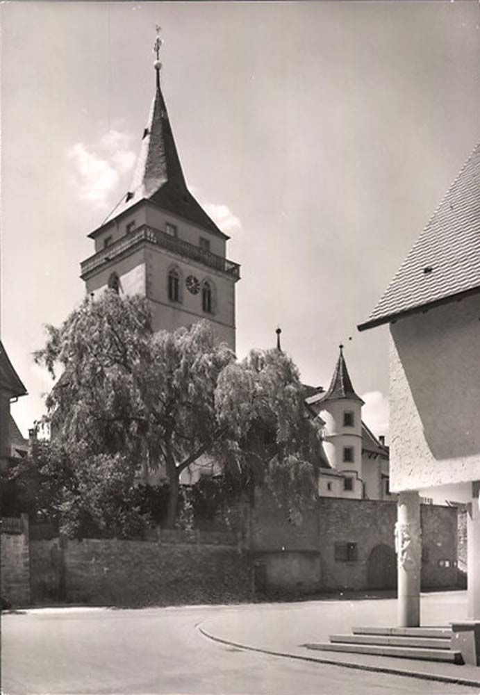 Sachsenheim. Evangelische Kirche, 1970