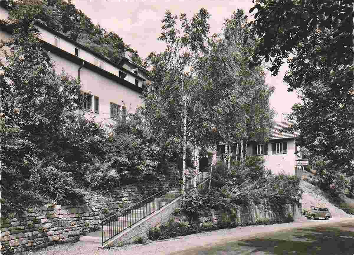 Schönaich. Gaststätte Pfefferburg, Besitzer G. Lederer, um 1950