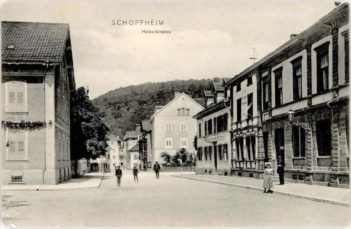 Schopfheim. Hebelstraße