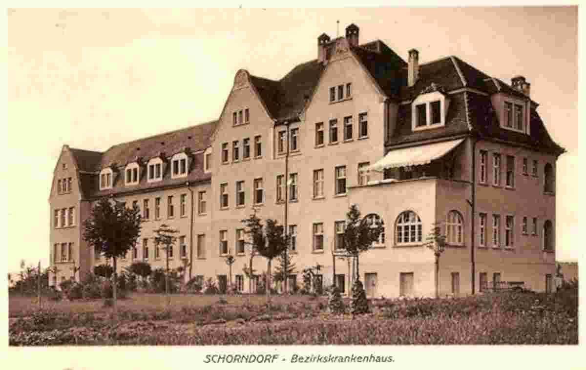 Schorndorf. Bezirkskrankenhaus, 1900