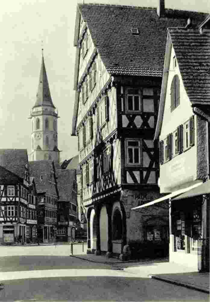 Schorndorf. Blick auf die Stadtkirche