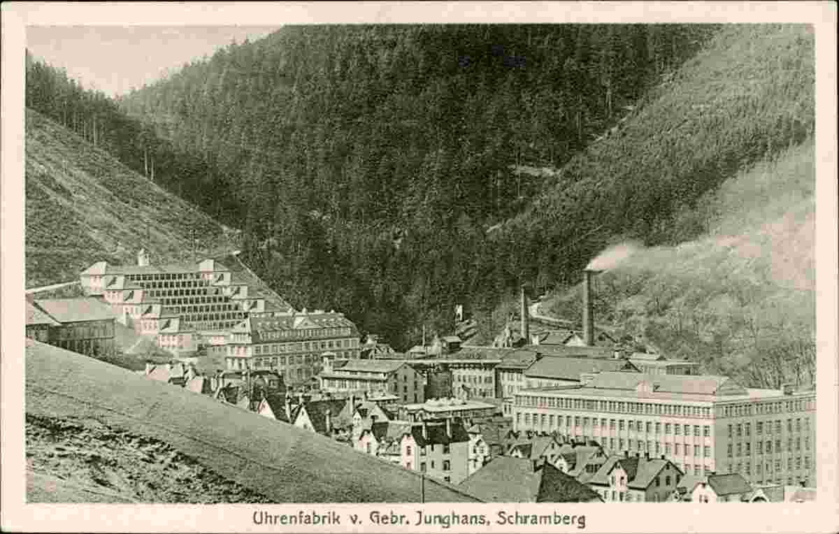 Schramberg. Uhrenfabrik von Gebrüder Junghans AG, 1914