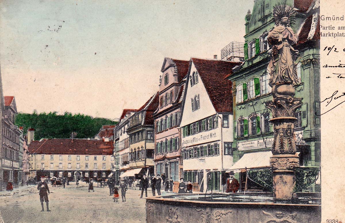 Schwäbisch Gmünd. Marktplatz