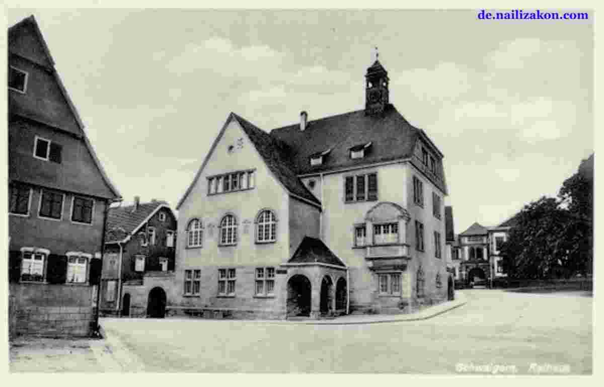 Schwaigern. Rathaus, 1937