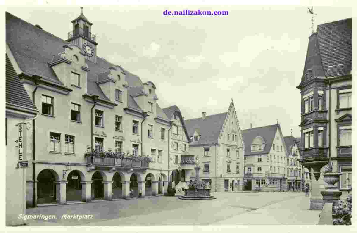 Sigmaringen. Marktplatz