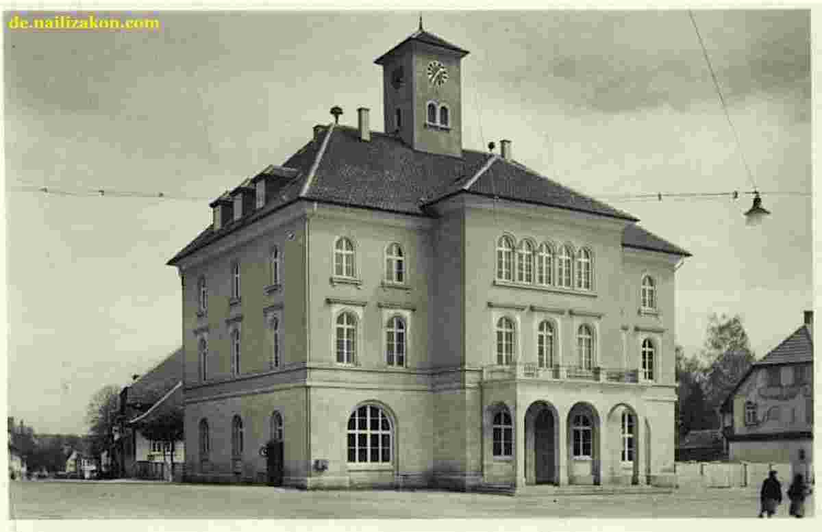 Sindelfingen. Rathaus, 1956