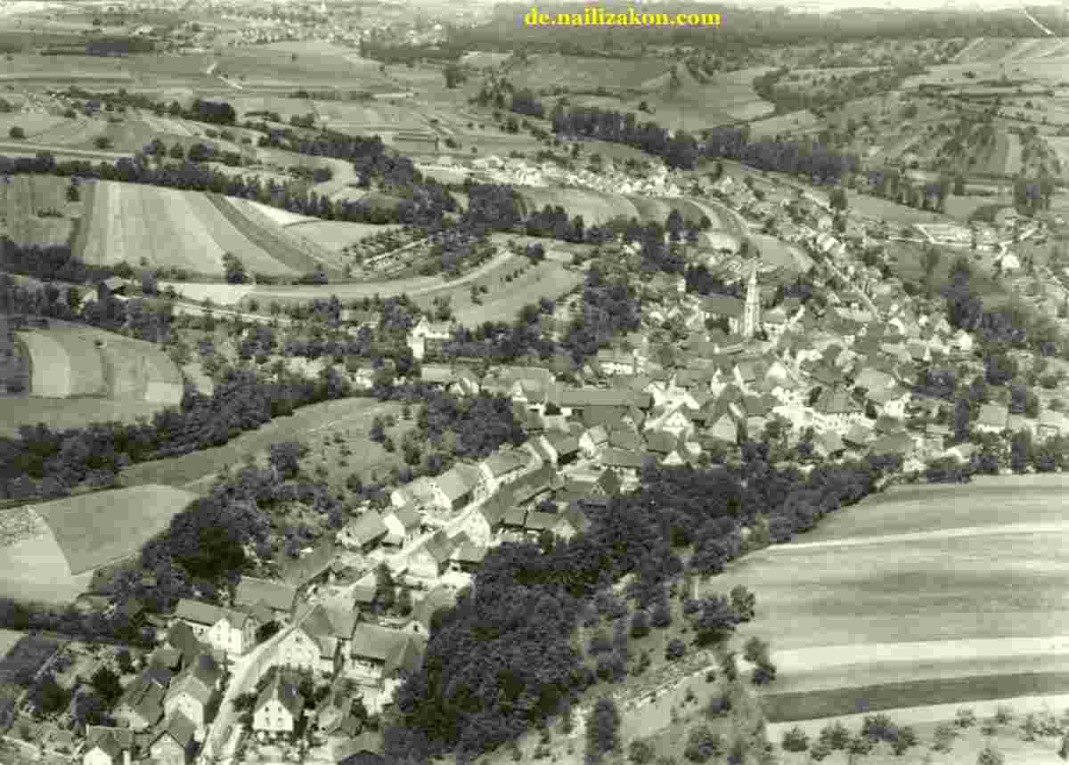 Sinsheim. Panorama der Stadt