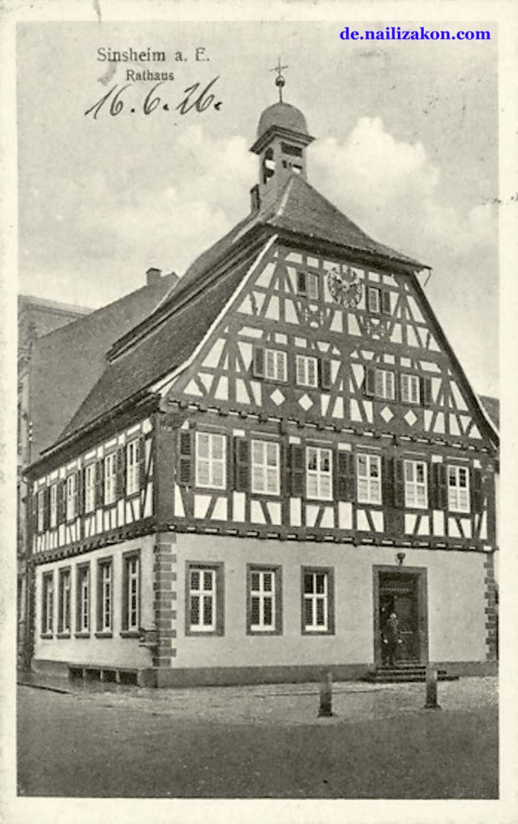 Sinsheim. Rathaus, 1926