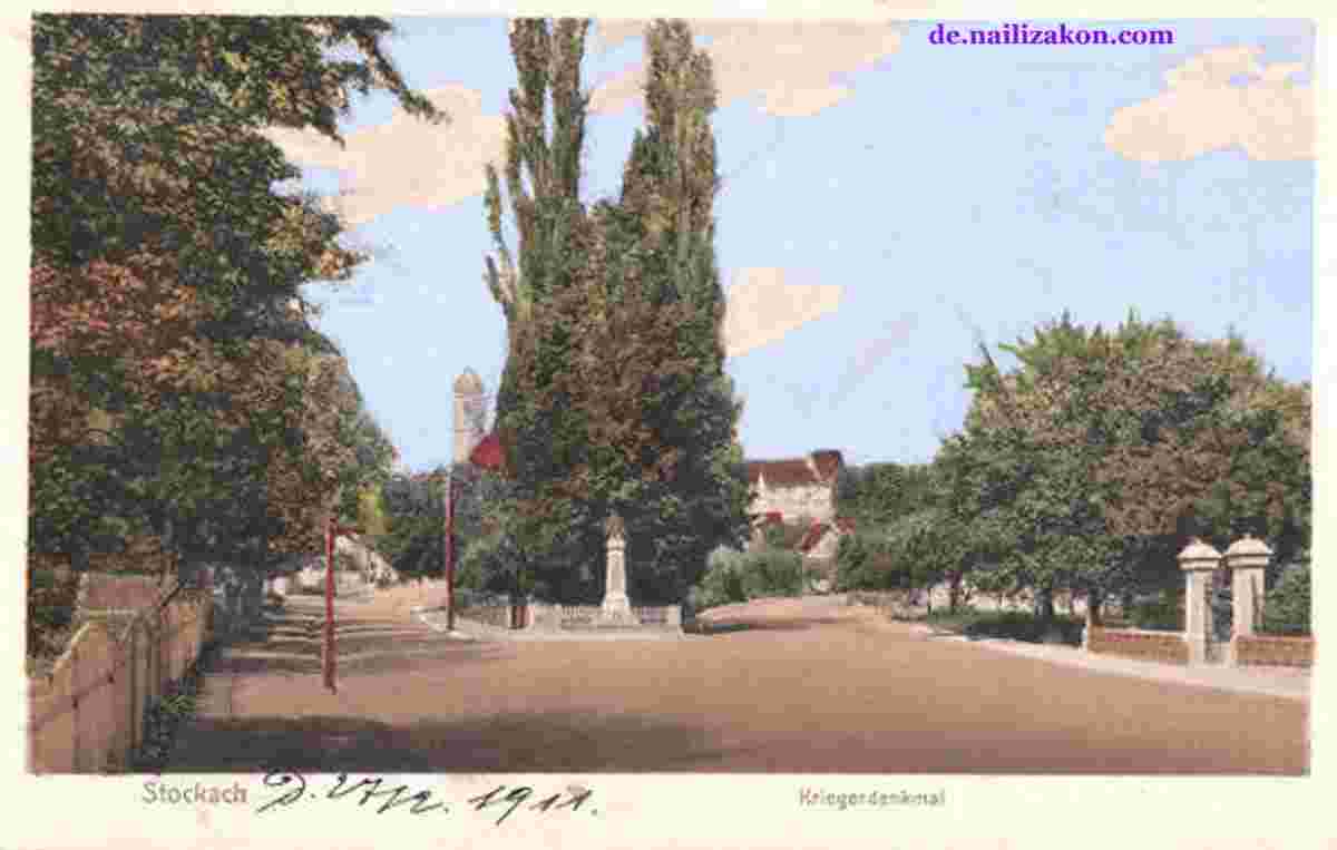 Stockach. Kriegerdenkmal, 1911