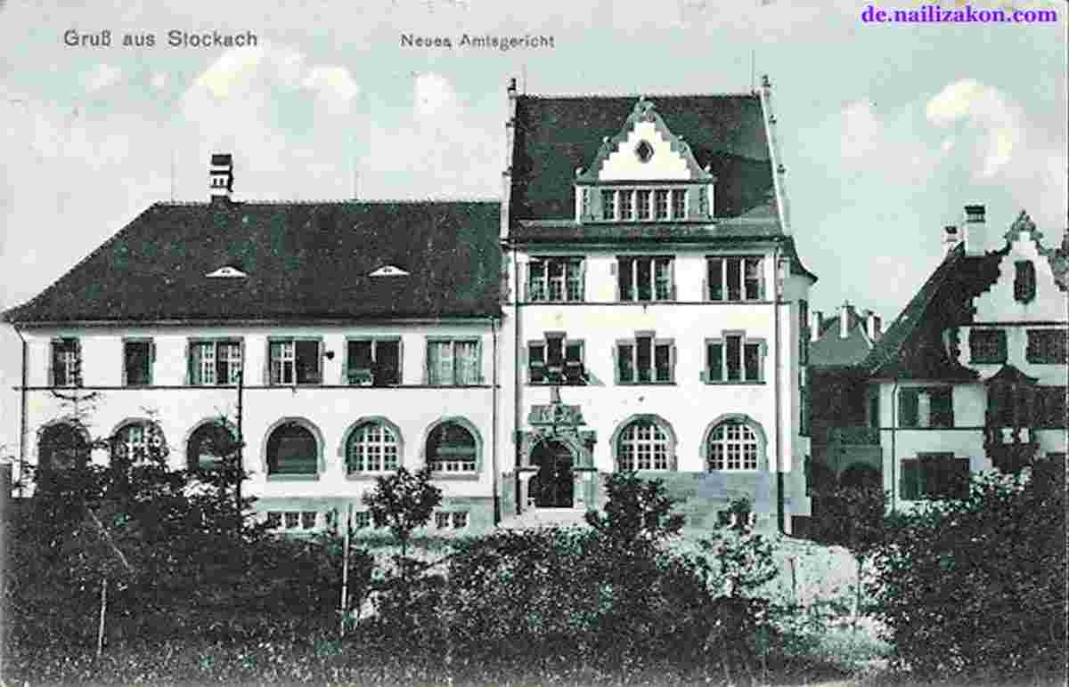 Stockach. Neue Amtsgericht, 1915