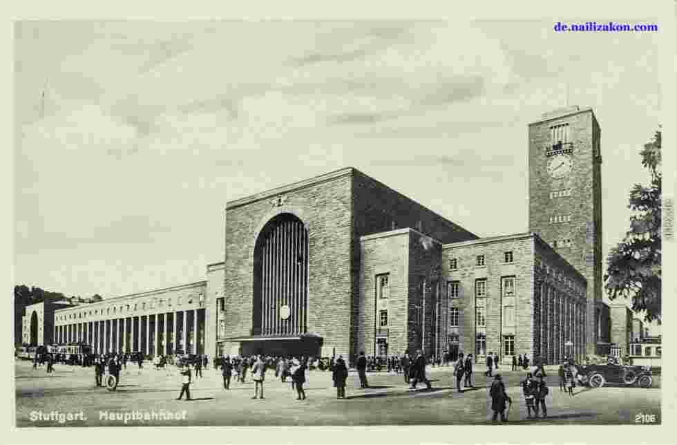 Stuttgart. Hauptbahnhof, 1932
