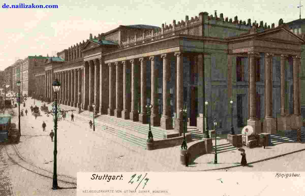 Stuttgart. Königsbau, 1907
