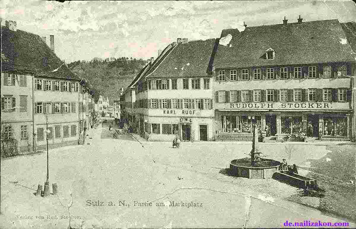 Sulz. Marktplatz, 1911