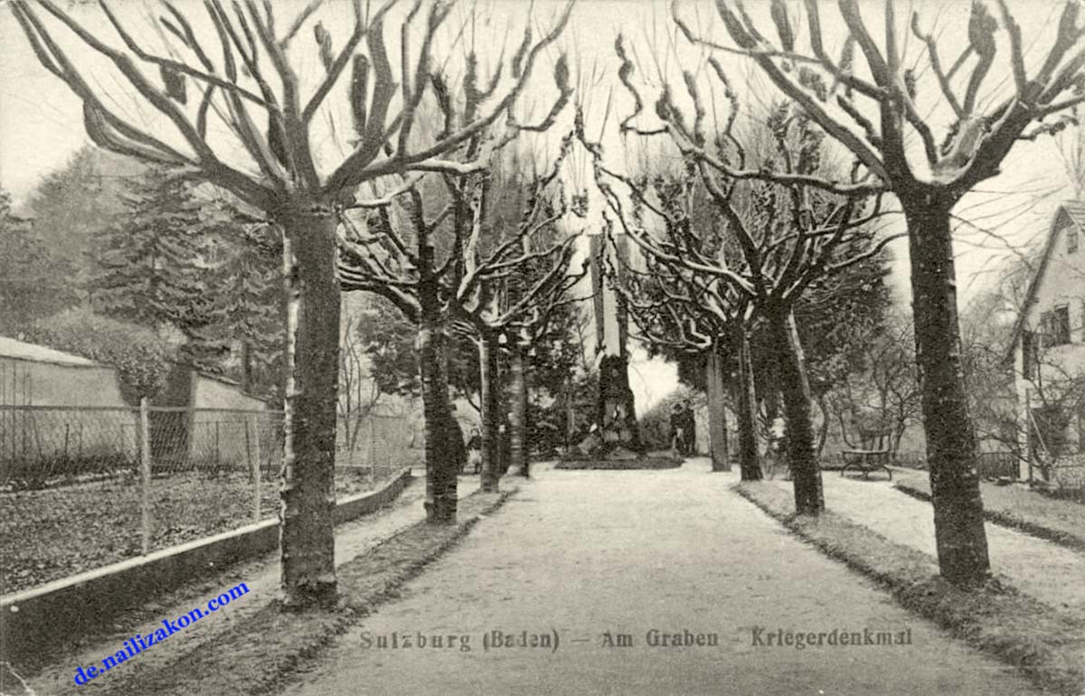 Sulzburg. Am Graben, Kriegerdenkmal, 1916