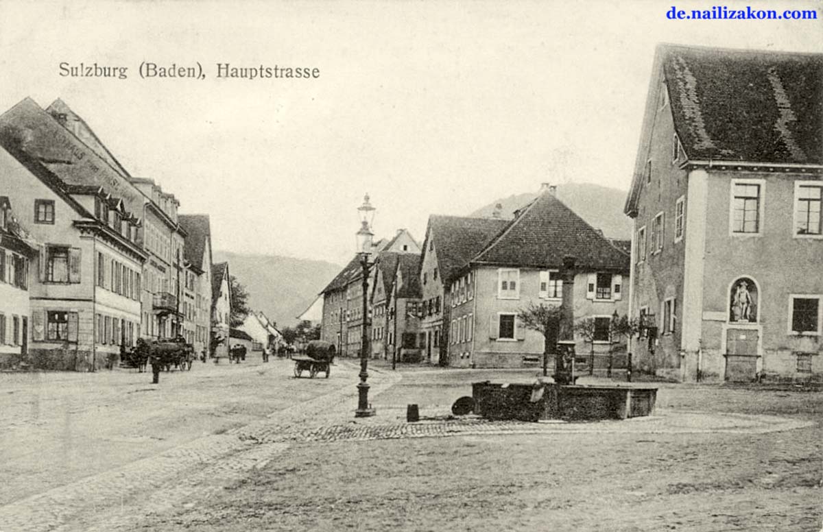Sulzburg. Hauptstraße, 1916