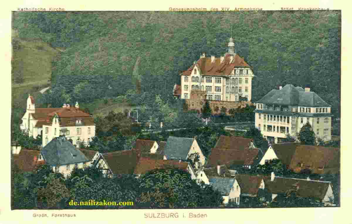 Sulzburg. Katholische Kirche, 1916