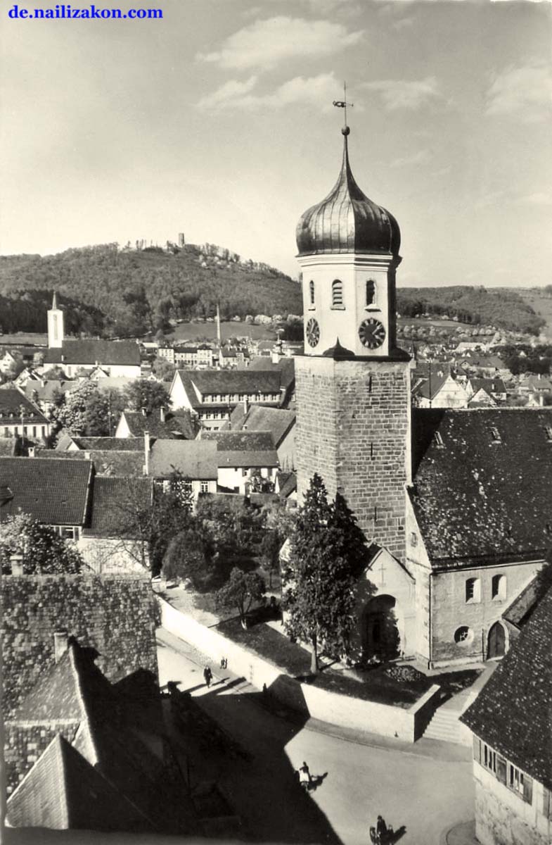 Süßen. Göppingen - Kirche, 1954