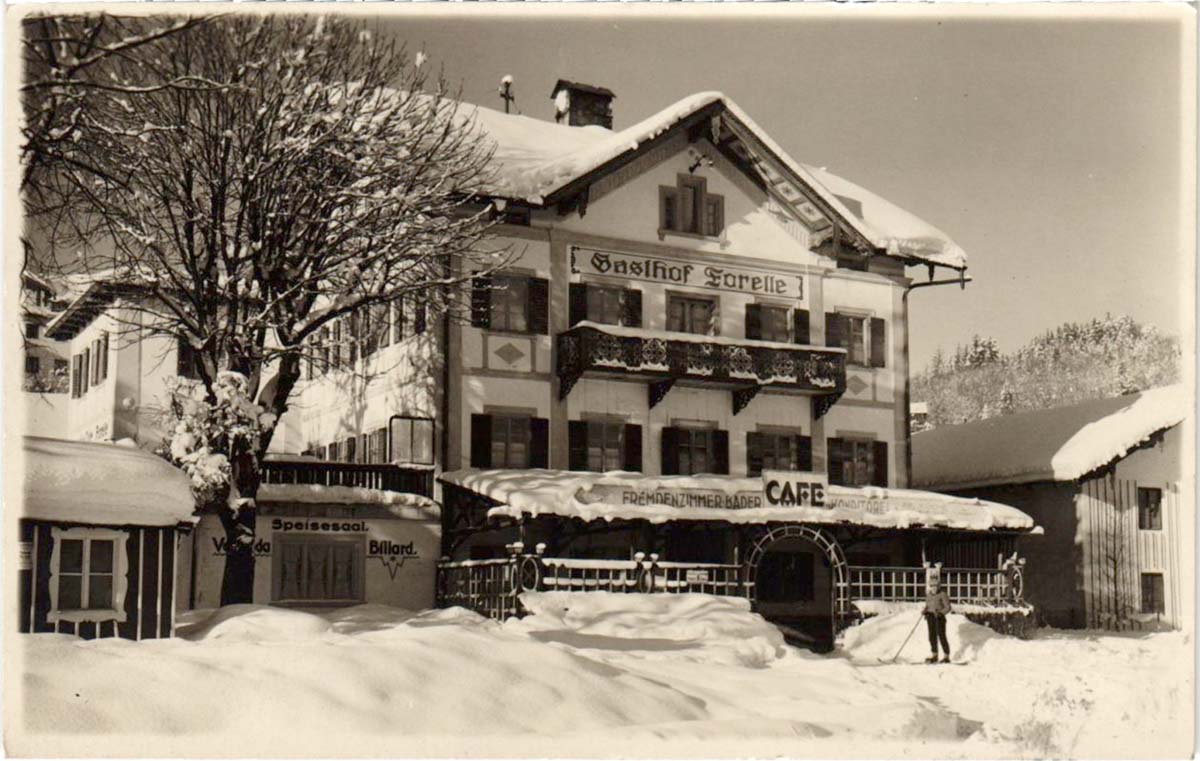 Siegsdorf. Gasthof und Café 'Forelle'
