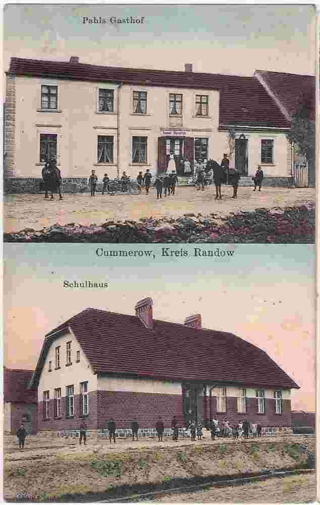 Schwedt. Kummerow - Pahls Gasthof und Schulhaus