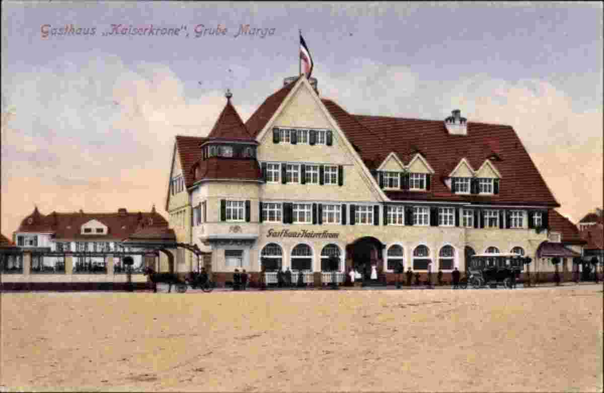 Senftenberg. Gasthaus 'Kaiserkrone', Grube Marga, 1918