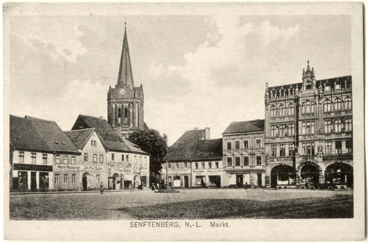 Senftenberg. Markt, 1919