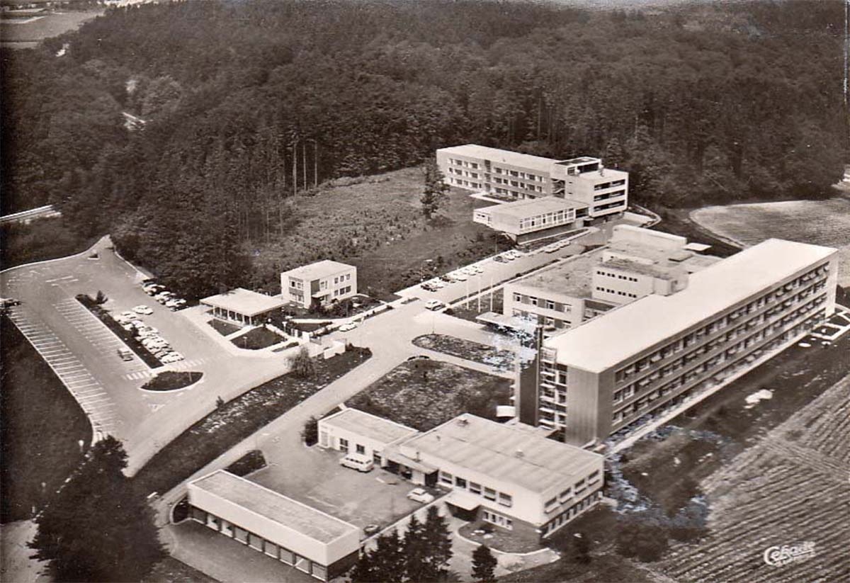 Schwalmstadt. Ziegenhain - Kreiskrankenhaus, Luftaufnahme