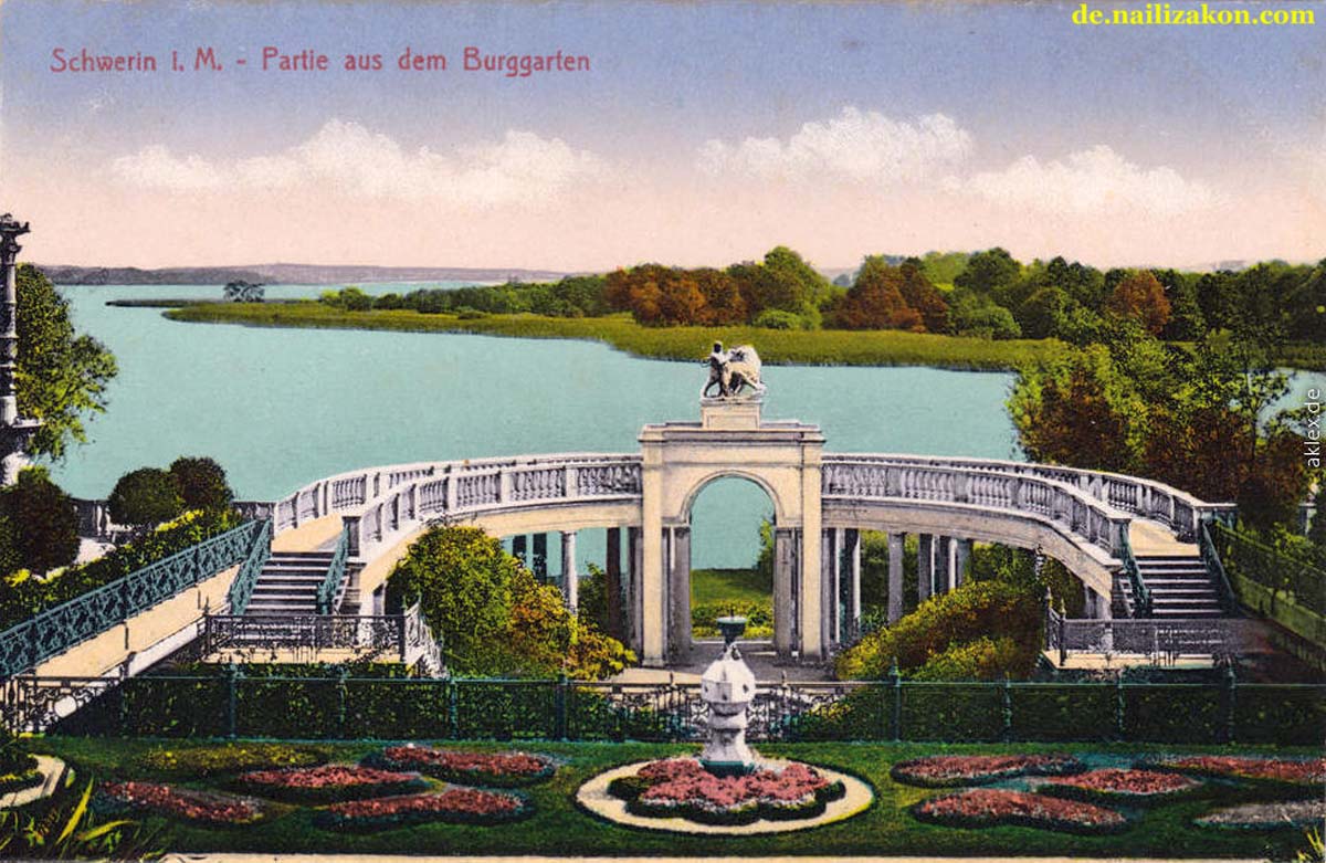 Schwerin. Burggarten, 1914